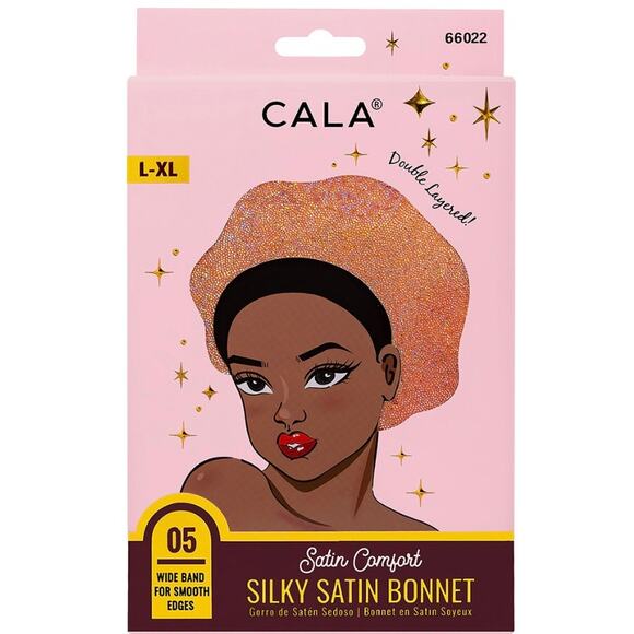 K-Care Cala Satin Comfort Silky Bonnet (Shiny Peach)*Nighttime Bonnet - Picture 1 of 1